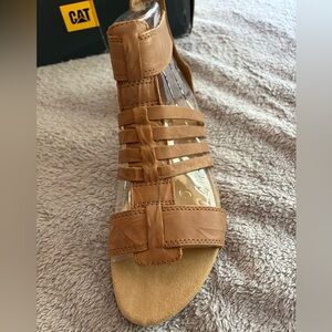 Cat Footwear Brown Gladiator Sandals. NWT and still in box. Size 10